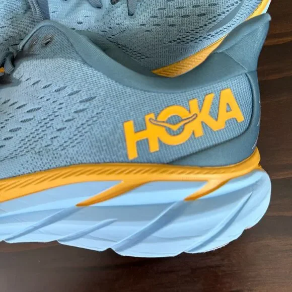 HOKA ONE ONE Clifton 8 Men's Running Shoes Goblin Blue/Mountain Spring Size 11 D - Picture 14 of 14